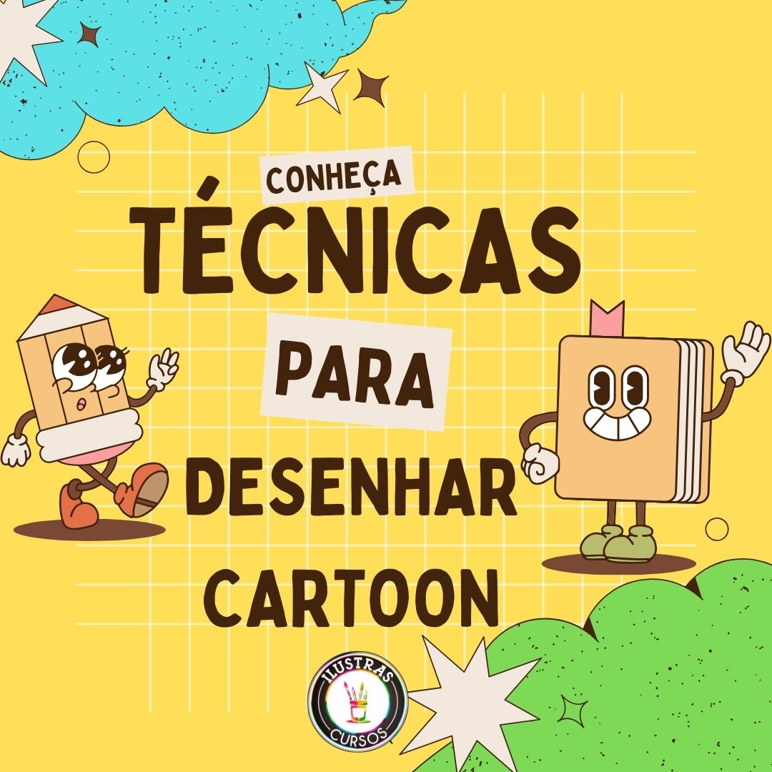 técnicas para desenho cartoon