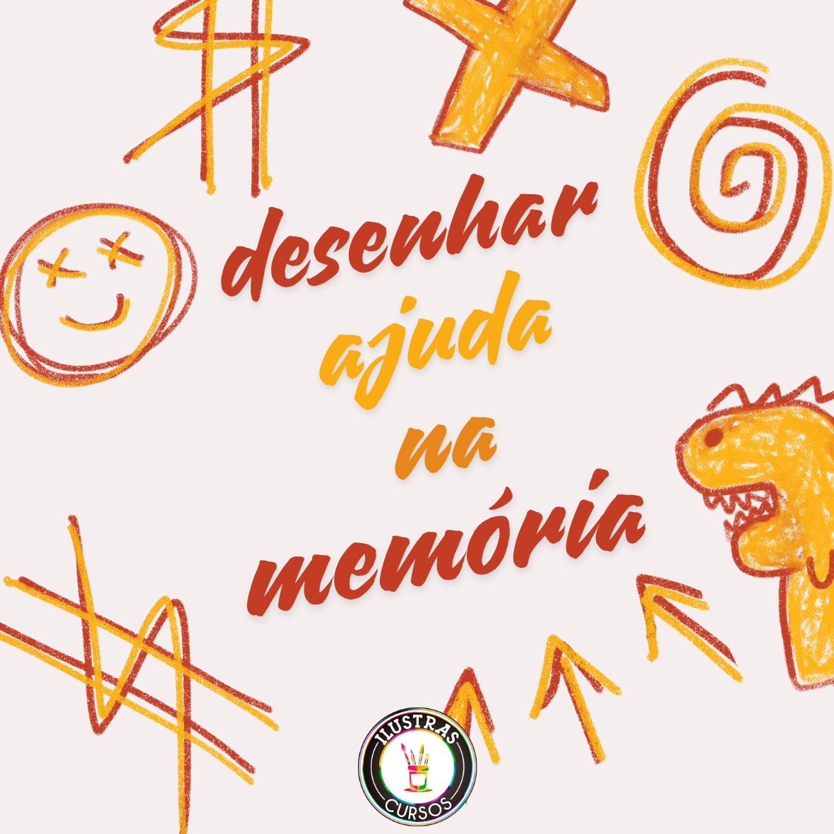 Adesivo circular bora estudar lettering divertido amarelo e vermelho