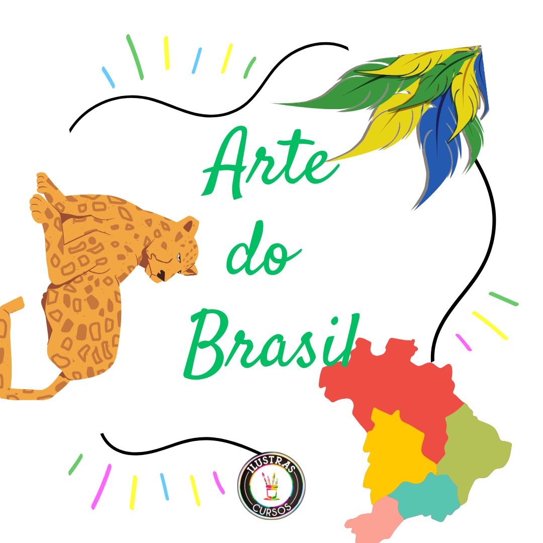 Post para Instagram para turismo no Brasil divertido ilustrado preto e branco