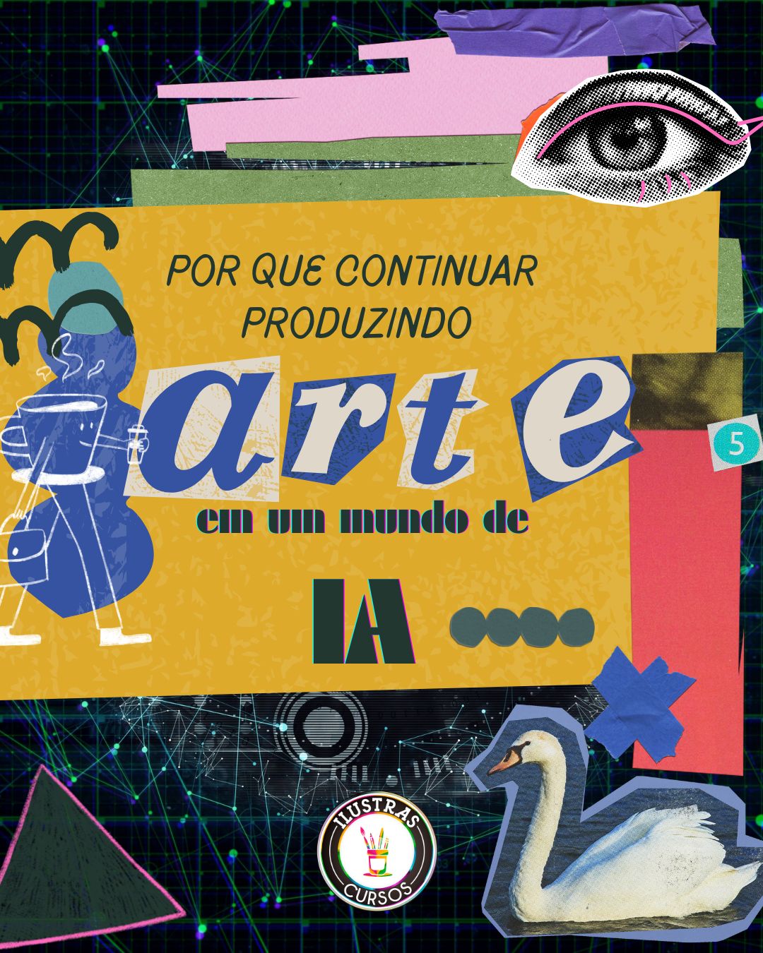 Apresentação Educacional Elementos da Arte - Linhas e Formas Colagem Estilo Fotográfico em Amarelo Bege Apresentação Educacional Elementos da Arte - Linhas e Formas Colagem Estilo Fotográfico em Amarelo Bege