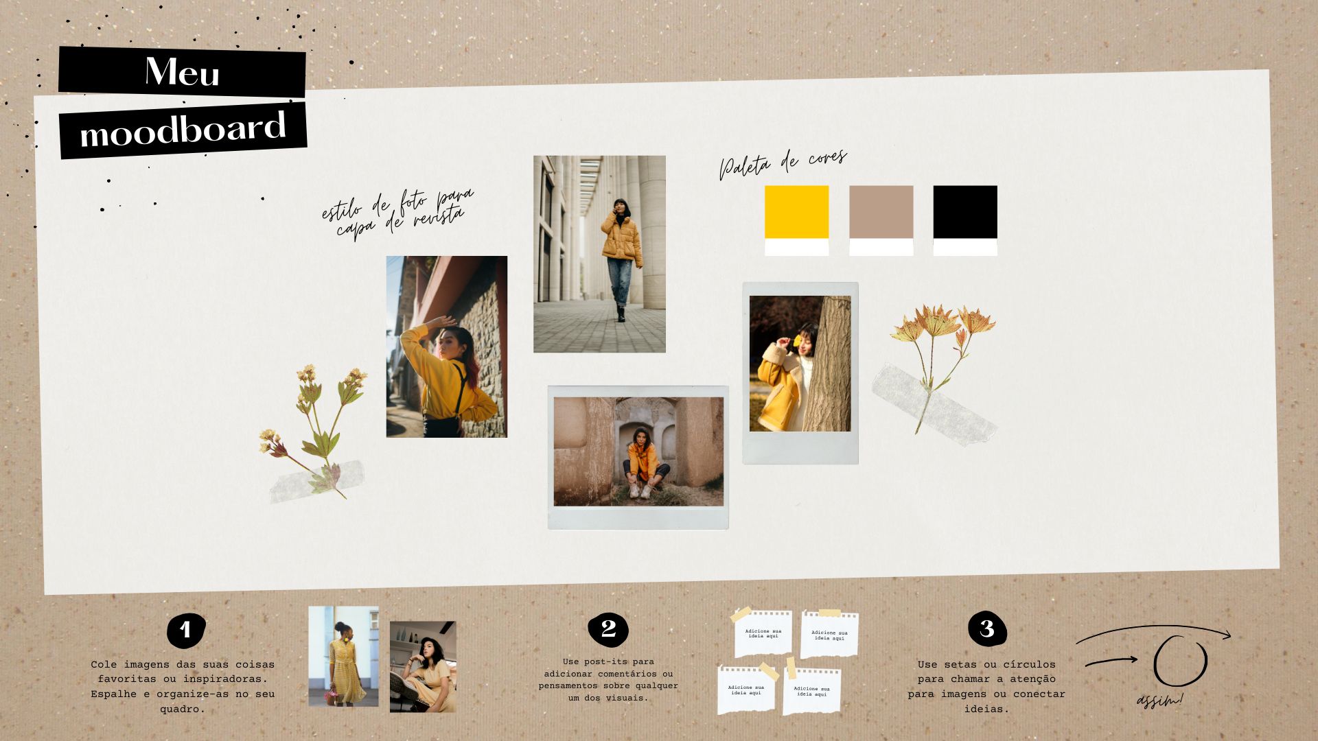 Papercraft Moodboard Brainstorm