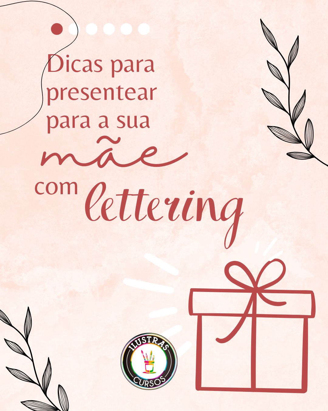 Story instagram dia das mães vermelho e rosa claro 5 dicas de presentes