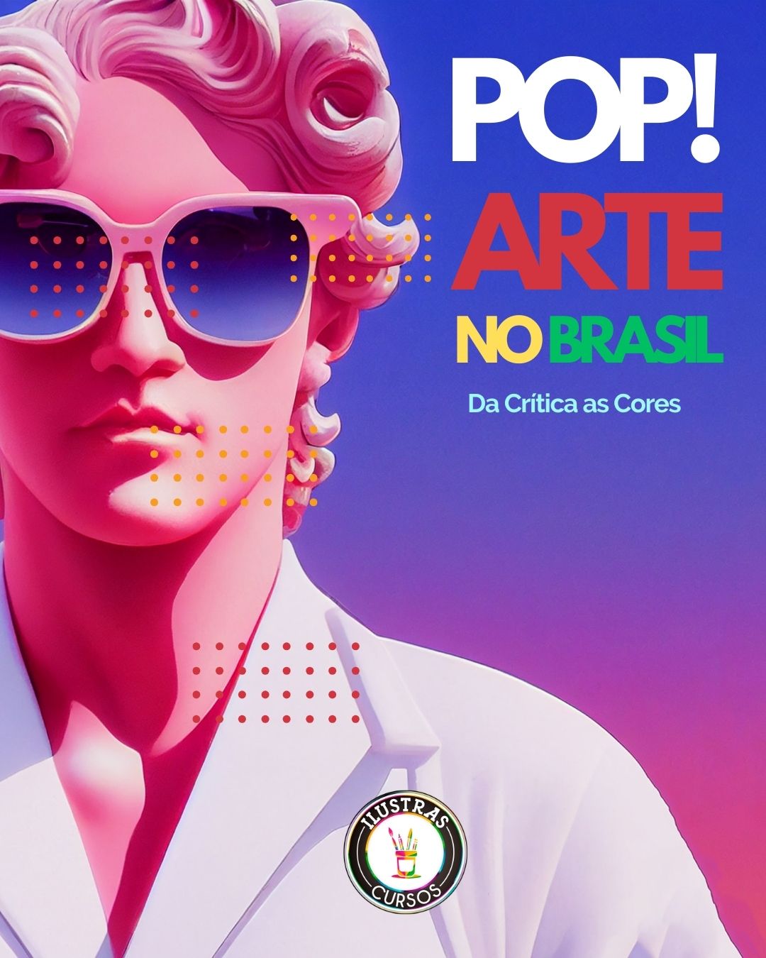Ilustração Pop Art Postal